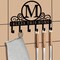 Metal Letter M Key Holder for Wall, Decorative Metal Key Holder Wall Mount, Key Hooks Coat Rack Monogram Wall Decor, Perfect for Bathroom, Living Room, Kitchen, Anniversary Housewarming Gift